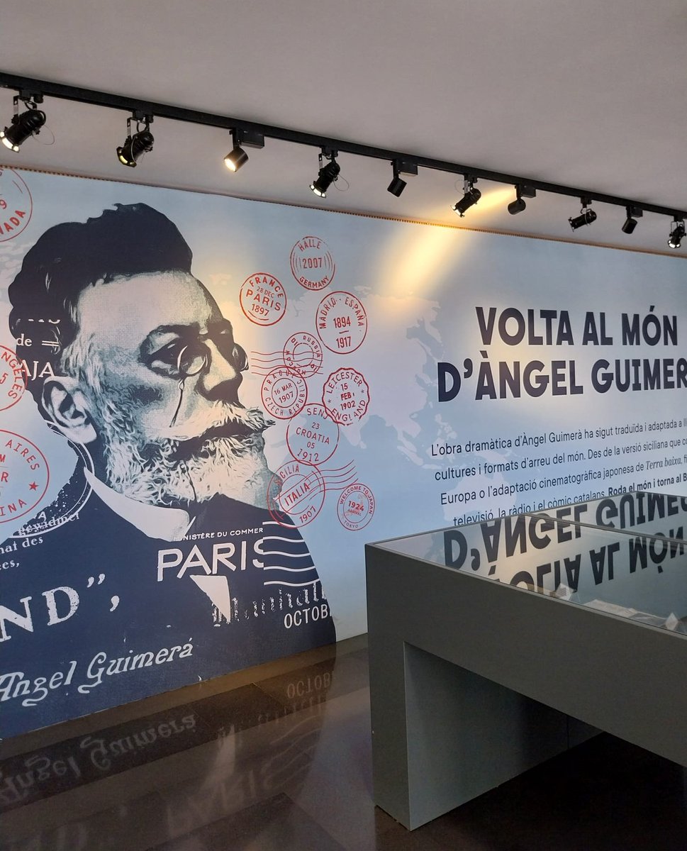 paula_299_'s tweet photo. Molt recomanable l'exposició "Volta al món d’Àngel Guimerà" que commemora el centenari de la mort del poeta, dramaturg i activista de les lletres catalanes.

A través d'imatges i documents se'ns explica el recorregut internacional i l'adaptació de l'obra dramàtica de l'autor. https://t.co/a6SD6Lgjvd