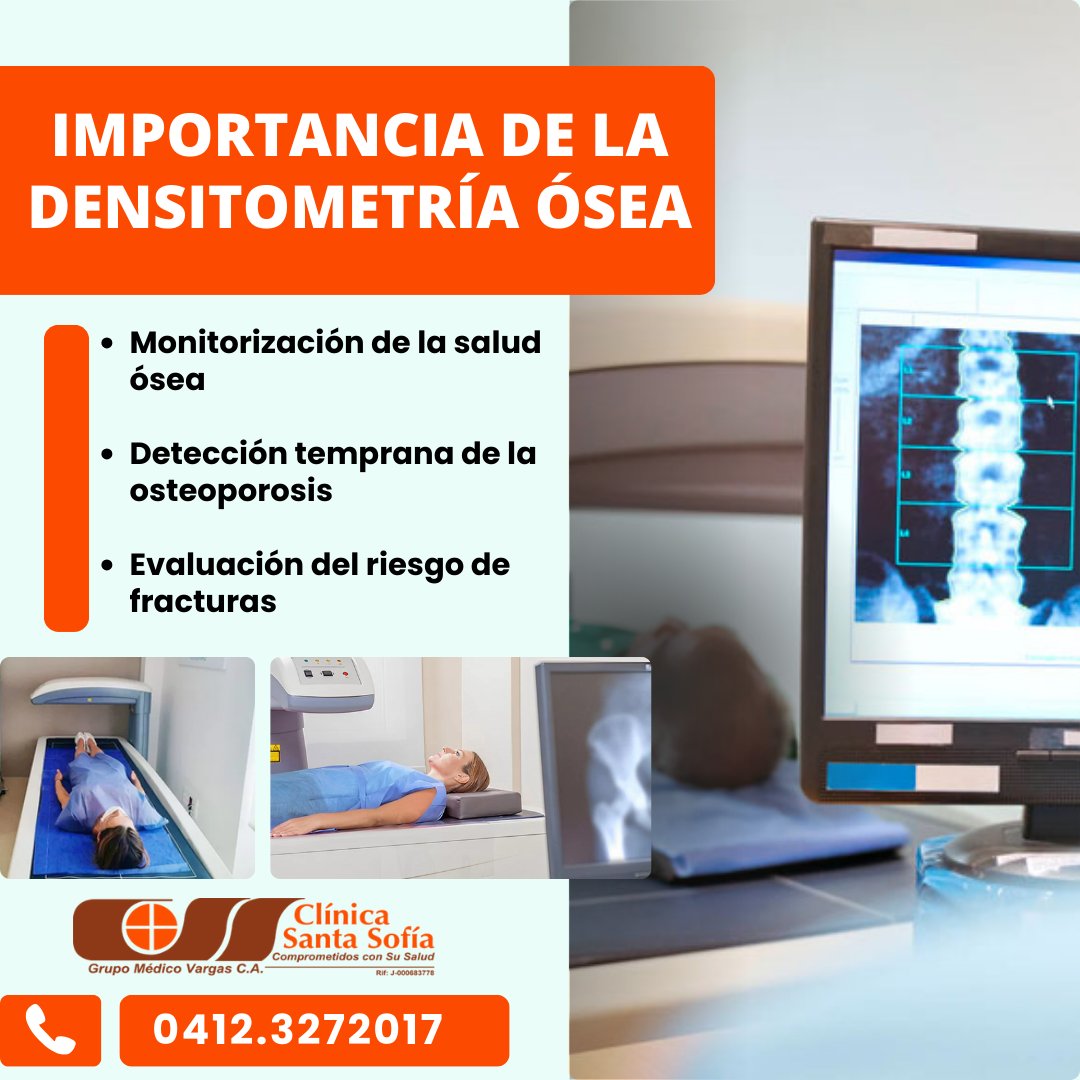 La densitometría ósea es un estudio de imagenología que mide la densidad mineral de los huesos

Se realiza generalmente en la columna vertebral, caderas y antebrazos. Este estudio ayuda a identificar la osteoporosis y otros problemas de densidad ósea

Contáctanos al 04123272017