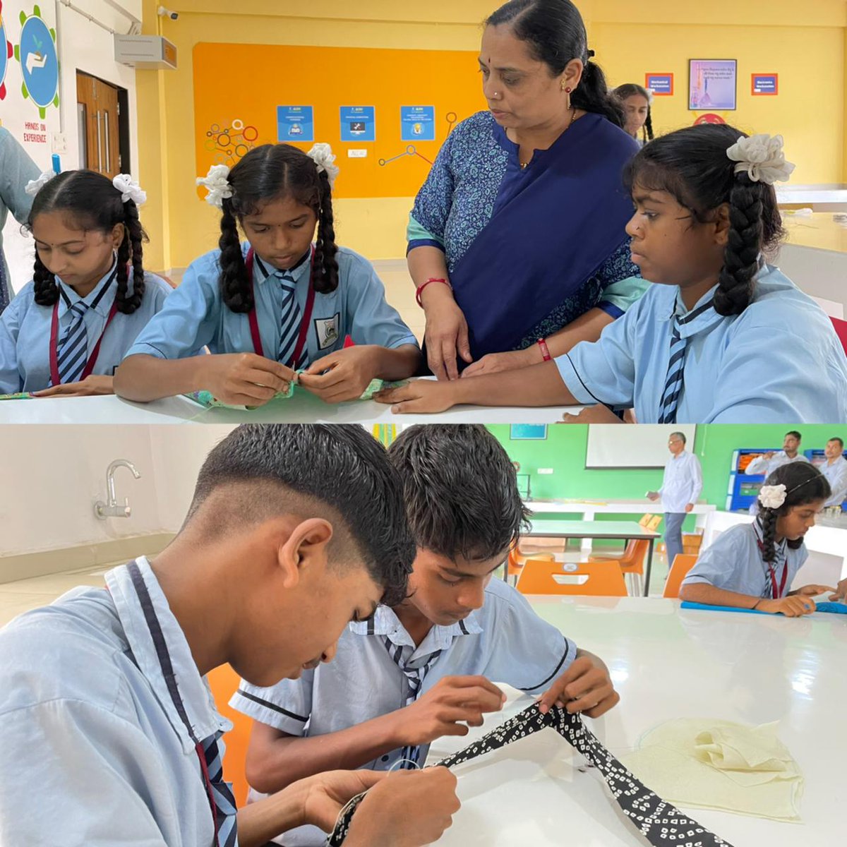 Students across DNH &amp; Daman &amp; Diu explored local art n crafts, developing creativity &amp; cultural appreciation.Also participated in entrepreneurship,Pre Vocational &amp; Science activities,fostering creativity &amp; technical skills. #NEP2020 #ShikshaSaptah. <a href="/EduMinOfIndia/">Ministry of Education</a> <a href="/SamagraShiksha/">SAMAGRA SHIKSHA MoE India</a>