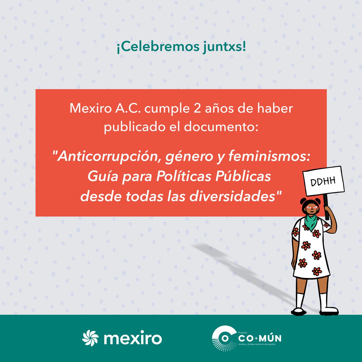 yoMexiro's tweet photo. 📌 #PolíticasPúblicas | Hace dos años publicamos nuestro libro 📖 "Anticorrupción, género y feminismos: Guía para Políticas Públicas desde todas las diversidades". 

Su contenido es poderoso para generar incidencia desde nuestros territorios del Sur Global. ✊🏿 https://t.co/wmPbo1LT2n