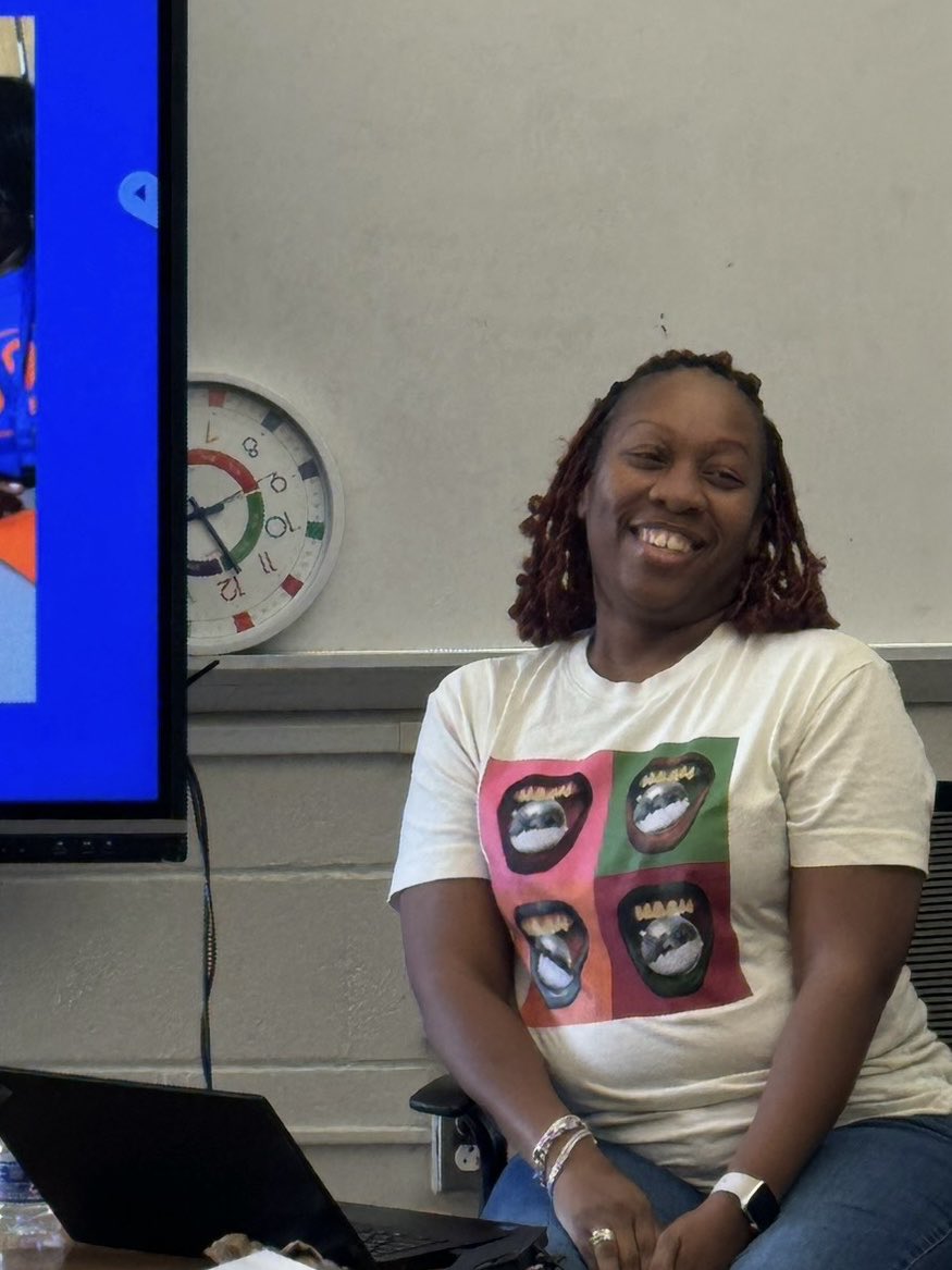 drdantzlerATL's tweet photo. Ending our AM with all things SWD with our SELT, Ms. Y Jones! ⁦@SlaterPBSA⁩ ⁦@PBS_Atlanta⁩ ⁦@JovanDM⁩ https://t.co/BRExtdEKUz