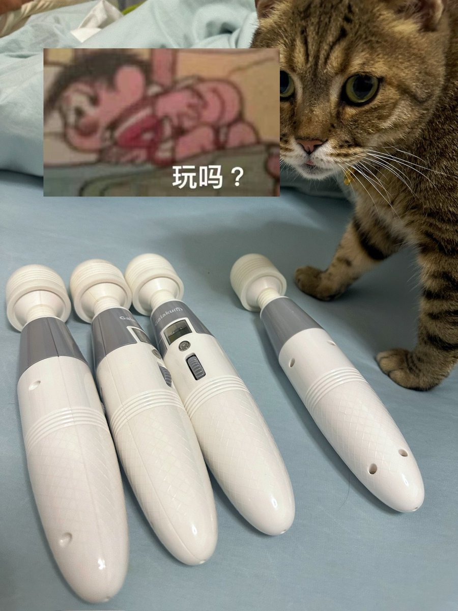 wysgdmn's tweet photo. 插入式玩具我不太敏感很难高潮，所以我自慰更喜欢用震动棒。
这款是当年有个客人给我用的，超好用！我用过很多震动棒，亲测这款最舒服！
之前强行安利给同行，我掰开她腿往她阴蒂上按，她湿得巨快，回家就偷偷下单了同款。
至于为啥买这么多，因为充电器很容易丢但又便宜不单卖充电器，所以越买越多… https://t.co/oiw4UvPwaZ