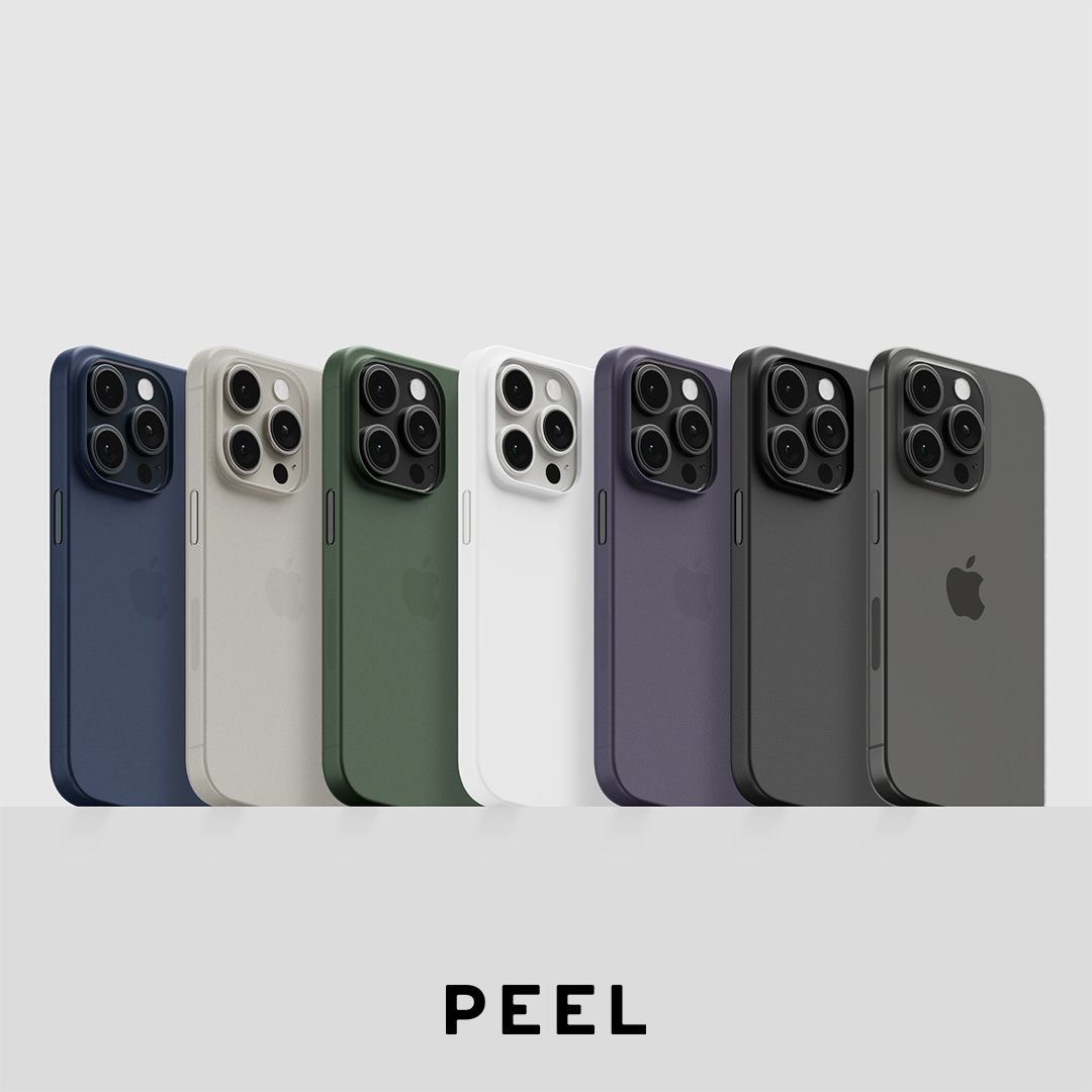 PeelHQ's tweet image. Which color is your favorite? 🤩 Swap the color of your phone with our Super Thin Cases for iPhone 15 Pro. Available on buypeel.com

#SleekTech #iPhone15 #iPhone15pro #iPhone16 #iPhoneCase #SuperThinCase #AppleAccessories #iPhonevsAndroid