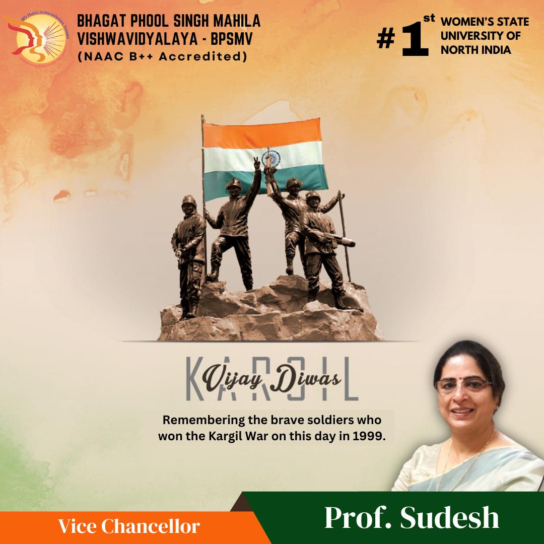 bpsuniversity's tweet photo. #KargilVijayDiwas2024 https://t.co/l10CJWBoh3