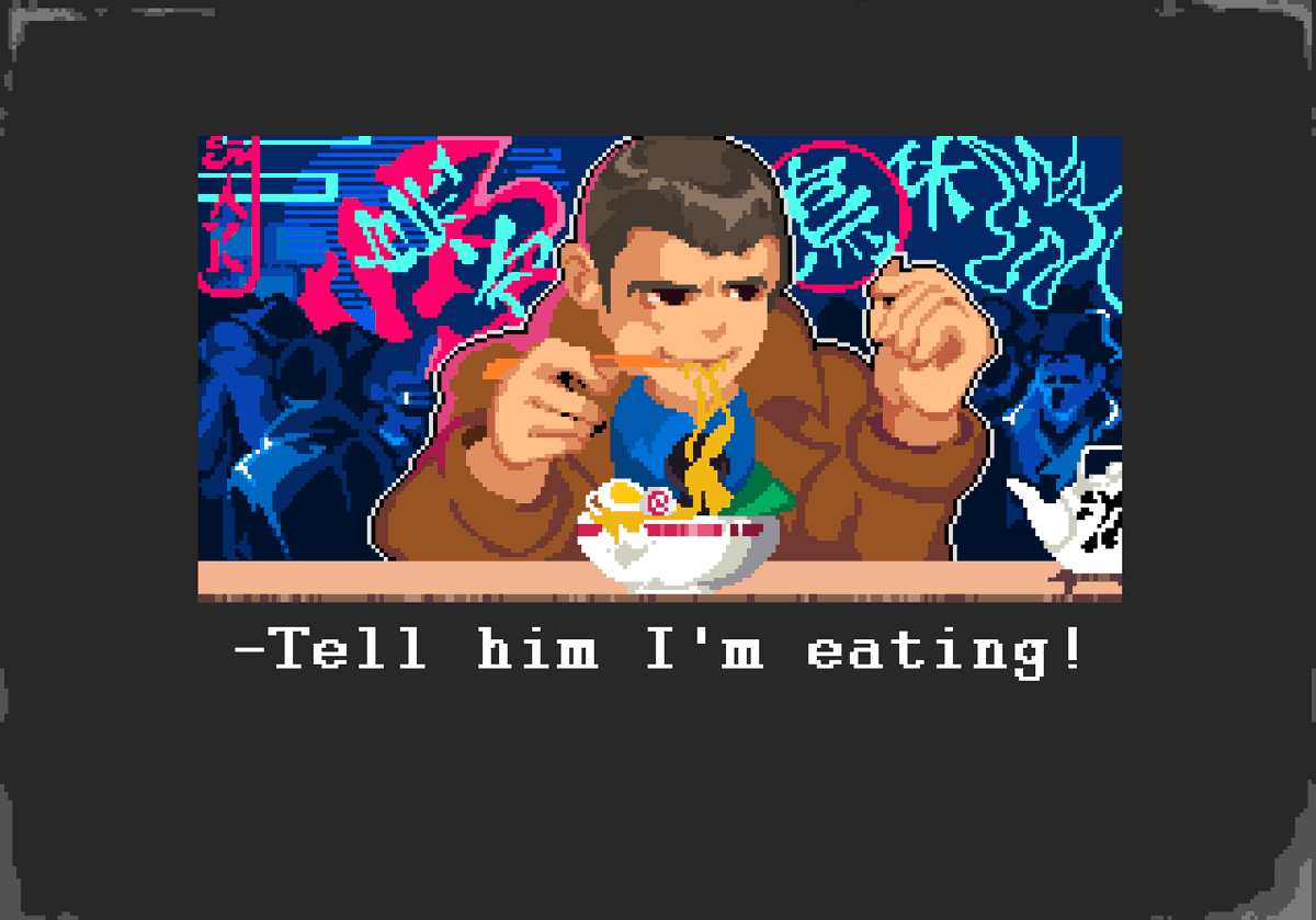 #bladerunner by our <a href="/NoobiruP43186/">Noobiru_pixvsjart</a> for this #FanArtFriday 🍜

#pixelart #ドット絵
