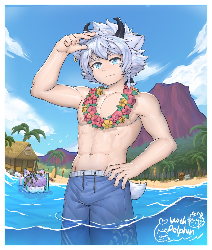 Bergen (@edurberg) on Twitter photo Volcanic Beach | “Exotic Pink Cat Dolphin”
“Arriving at Punaluʻu beach. This place has white sand, and beautiful sunshine. Furthermore, I found a strange, pink, mischievous and seemingly... very fat dolphin?!”
🗺: Punaluʻu, Hawaii, United States.
Illustrator: <a href="/Thobeo20vn/">MikoFanboy ~ YCH is Open</a> Volcanic Beach | “Exotic Pink Cat Dolphin”
“Arriving at Punaluʻu beach. This place has white sand, and beautiful sunshine. Furthermore, I found a strange, pink, mischievous and seemingly... very fat dolphin?!”
🗺: Punaluʻu, Hawaii, United States.
Illustrator: <a href="/Thobeo20vn/">MikoFanboy ~ YCH is Open</a>