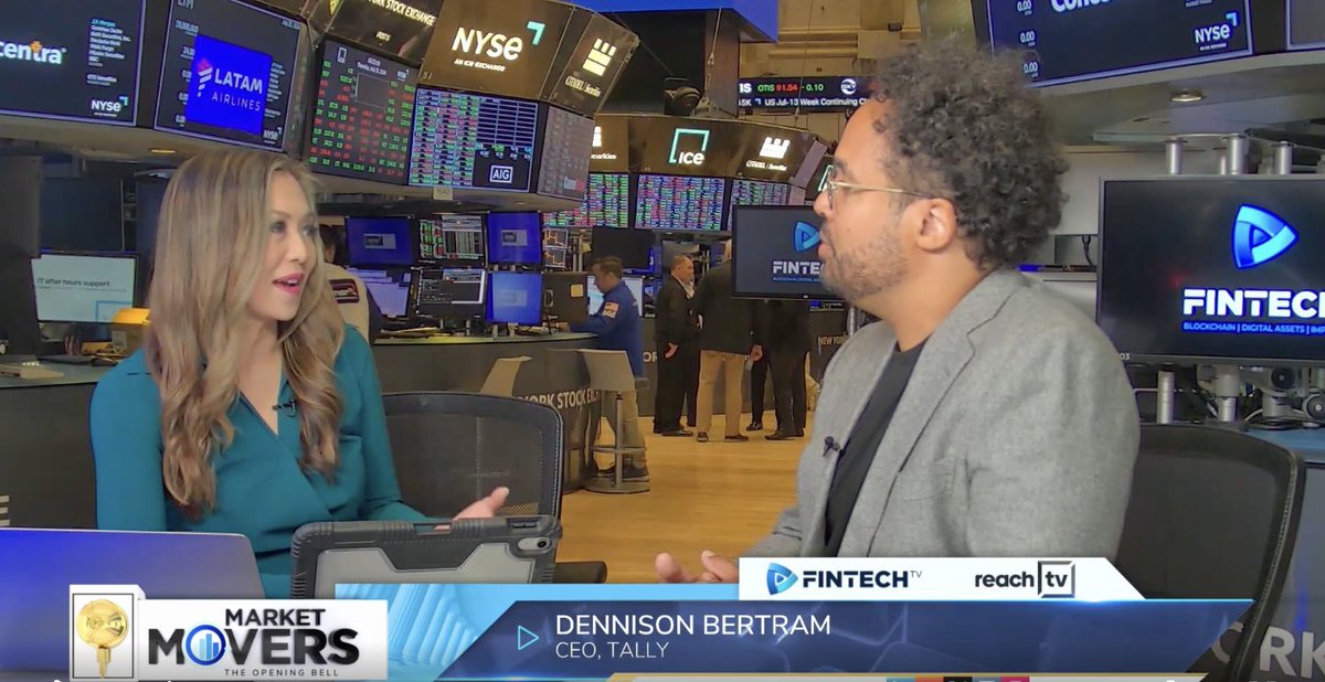 tallyxyz's tweet photo. Tally CEO @DennisonBertram met with https://t.co/CWKuTZBOaB at the New York Stock exchange to discuss DAOs and how Tally is enabling the future of decentralization ☻

check out the full conversation: https://t.co/A2CBOV3eiV https://t.co/yHEuc0gFu4
