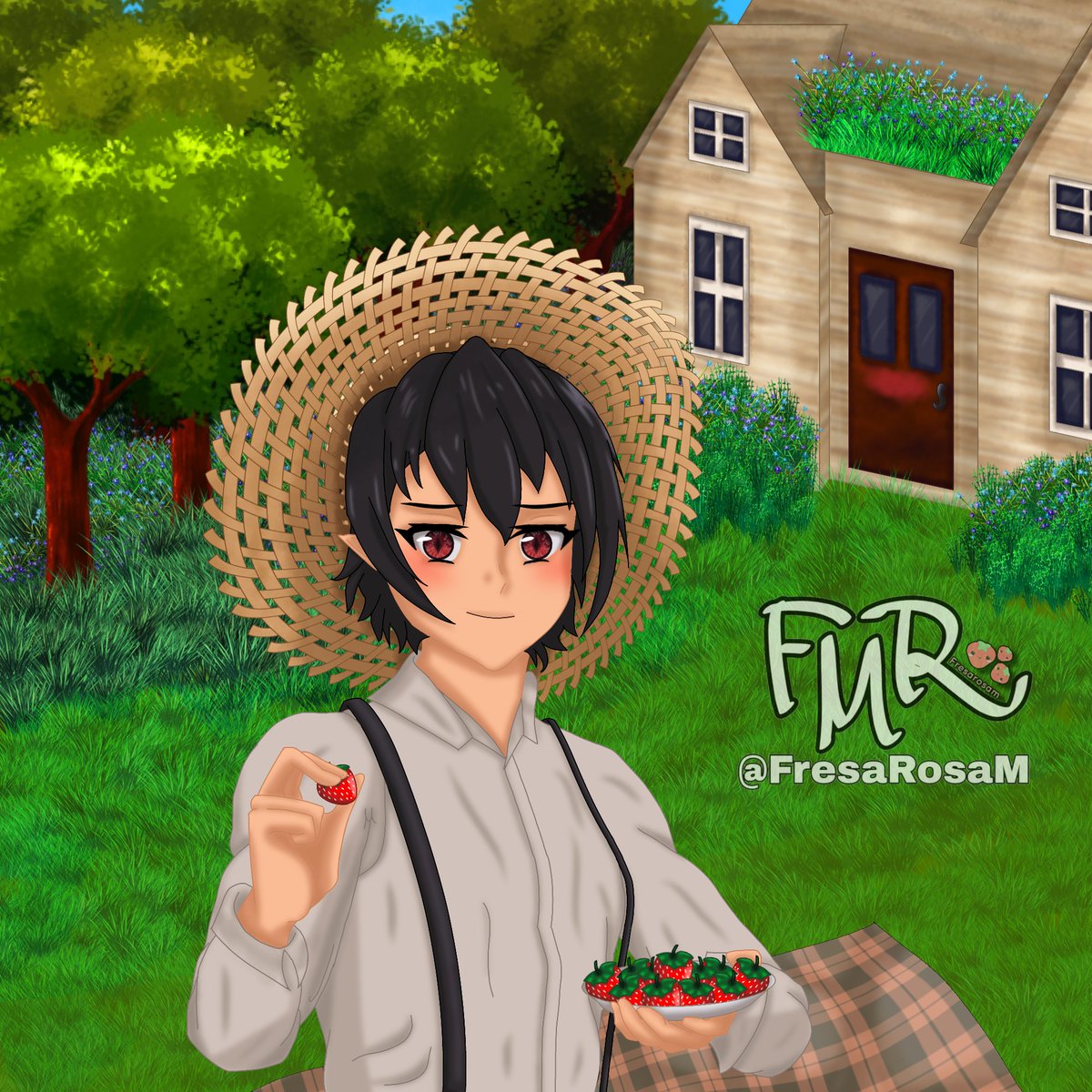 FresaRosaM's tweet photo. Day 1: Cottagecore

Let's go on a picnic🍓
Just you and me 🥰 

♥️+rt=Mutuals

#vampyuuweekend2024 #Owarinoseraph #seraphoftheend #ONS #onstwt #MikaYuu #YuuMika #Mikaelahyakuya #HyakuyaMikaela #Yuuichirohyakuya #HyakuyaYuuichiro #digitalart #animefanart #animeart 
#終わりのセラフ https://t.co/HaRe18yQLA