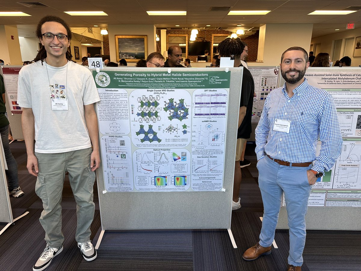 SpanopoulosLab's tweet image. Ali’s first GRC!! Great time at #GRC Solid State! #grc #conference #solidstate #materials