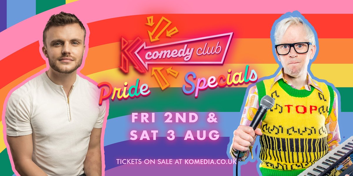 Komedia Brighton (@komediabrighton) on Twitter photo Join us this #Brighton #Pride at Komedia Comedy Club Fri 2 & Sat 3 Aug🌈
Enjoy the best LGBTQIA+ #comedians: MC <a href="/itsleepeart/">Lee Peart</a> (Fri) MC @josephparsonsha (Sat) <a href="/robertwhitejoke/">Robert White</a> <a href="/JodieMitchell_/">Jodie Mitchell</a> & <a href="/pravanyapillay/">Pravanya Pillay</a>!
Use code 'keepcool' for 25% off tickets! komedia.co.uk/shows/komedia-… Join us this #Brighton #Pride at Komedia Comedy Club Fri 2 & Sat 3 Aug🌈
Enjoy the best LGBTQIA+ #comedians: MC <a href="/itsleepeart/">Lee Peart</a> (Fri) MC @josephparsonsha (Sat) <a href="/robertwhitejoke/">Robert White</a> <a href="/JodieMitchell_/">Jodie Mitchell</a> & <a href="/pravanyapillay/">Pravanya Pillay</a>!
Use code 'keepcool' for 25% off tickets! komedia.co.uk/shows/komedia-…