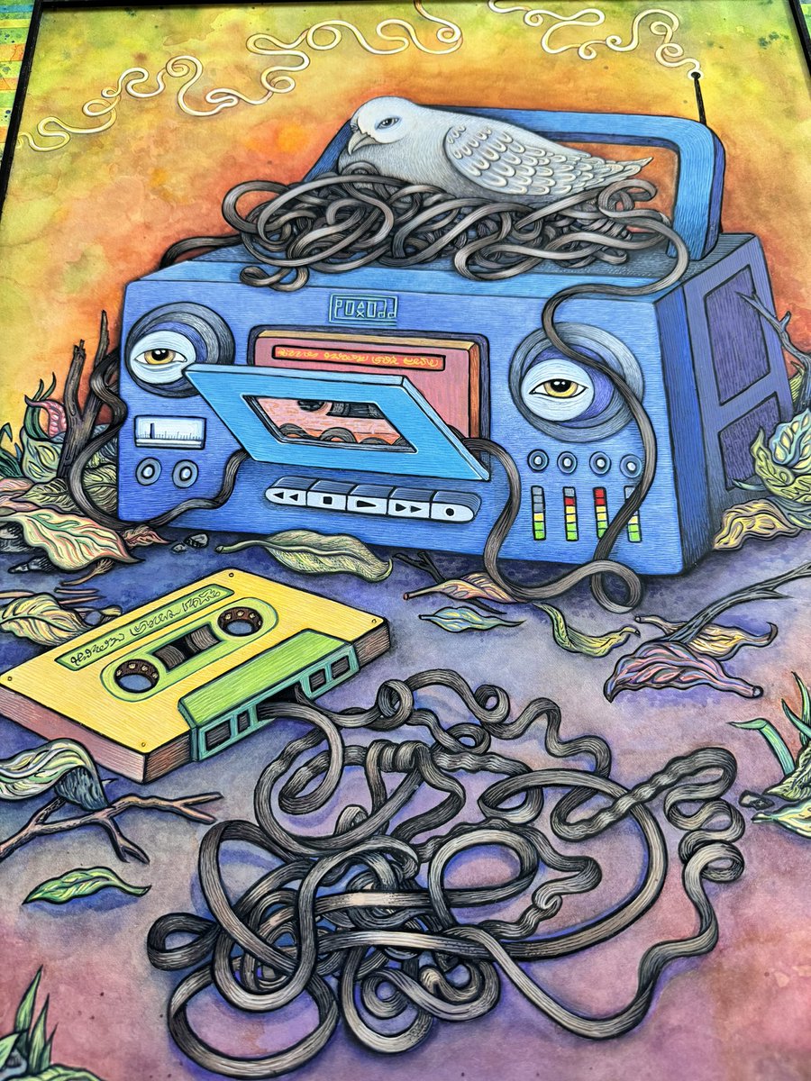 atgarone's tweet image. Got to meet my artist friend @poxodd this morning at her studio. She is one of my favorites! Check out her work…

And consider buying something of hers at Poxodd.com