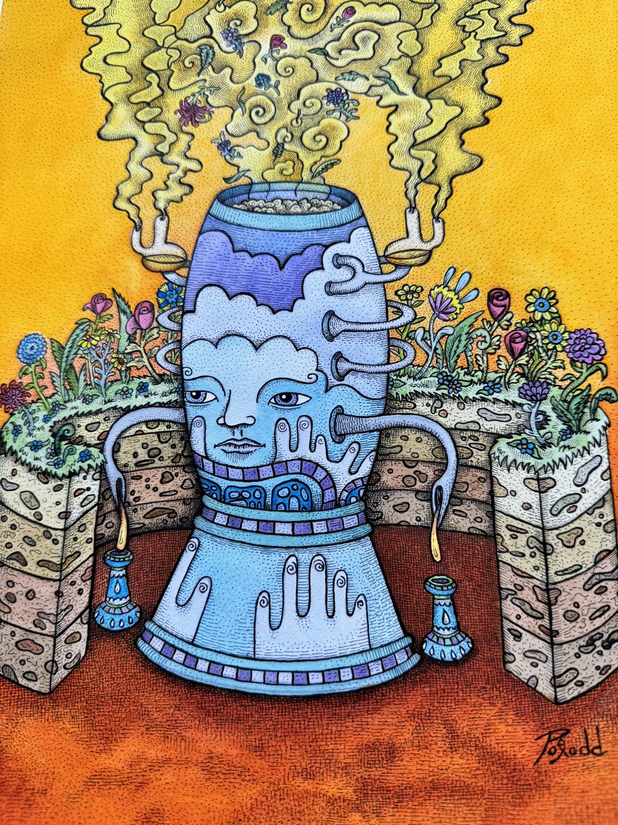 atgarone's tweet image. Got to meet my artist friend @poxodd this morning at her studio. She is one of my favorites! Check out her work…

And consider buying something of hers at Poxodd.com