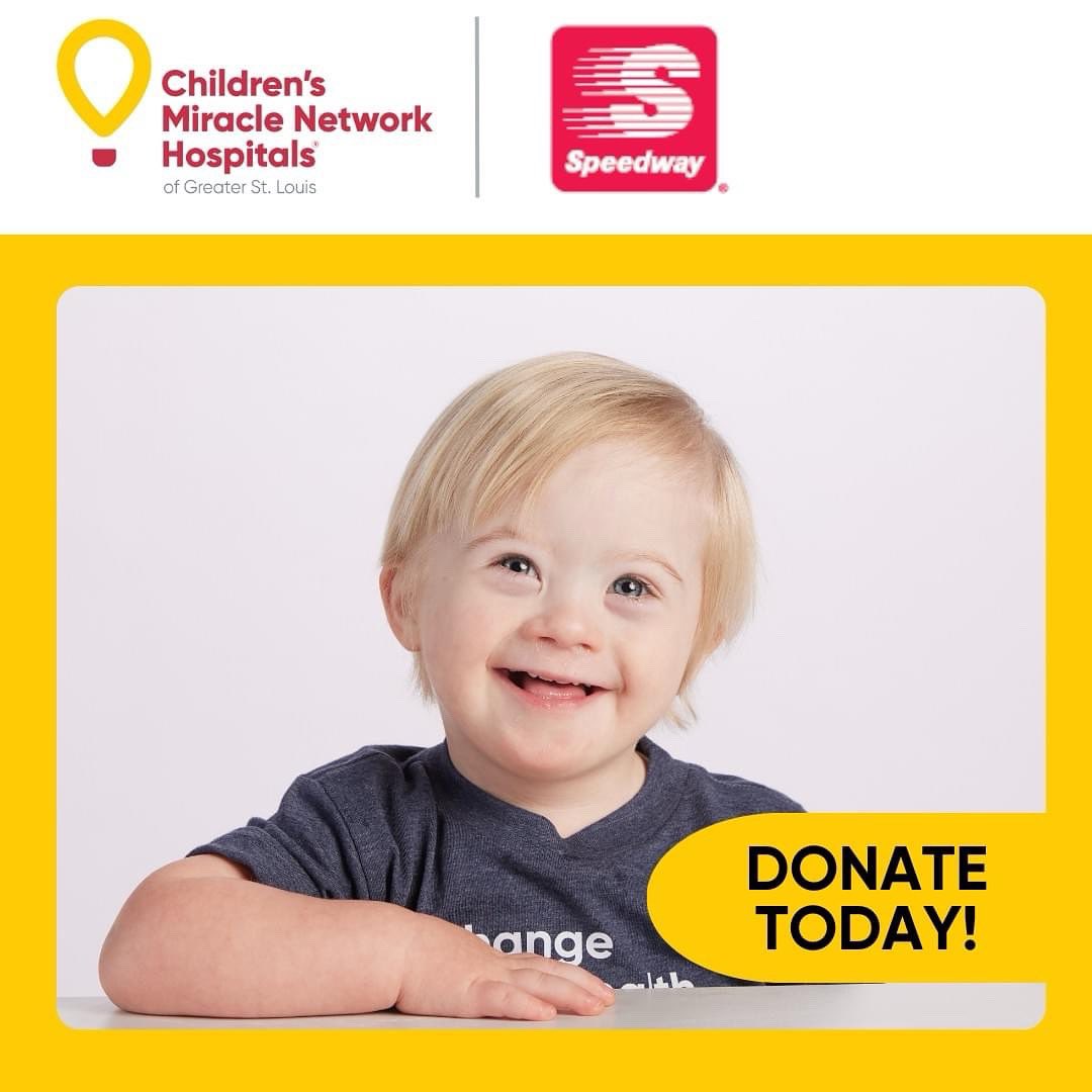 CMNstl's tweet photo. All year long, customers can donate at the pin pad at @Speedway stores. By doing so, you are funding pioneering research and transformative care for children not just in their youth, but throughout their lives.
#FuelMiracles #FuelingMiracles #ChangeKidsHealth #changethefuture https://t.co/J6tVZsugB3