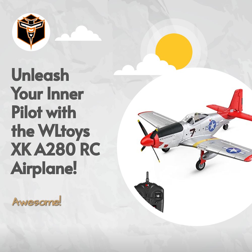 AltoneTech's tweet photo. Unleash Your Inner Pilot with the WLtoys XK A280 RC Airplane! https://t.co/ux2ne3cpKu #WLToys #Logie #ad #RCPlane https://t.co/NGquS24fOu