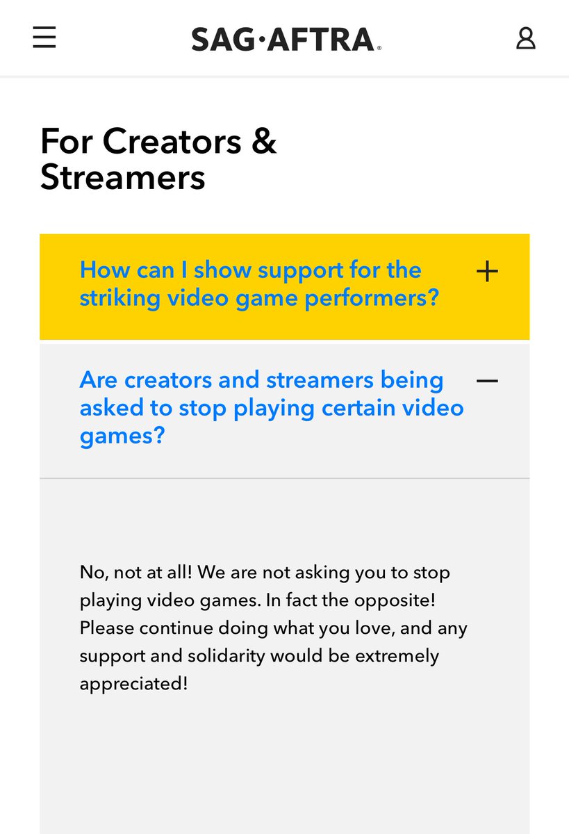 CyYuVtuber's tweet image. Hey fellow streamers! 

The SAG AFTRA video game strike is now in effect and some may be wondering “oh can I not stream?” No. They encourage you and just speak on the matter and spread the word 💪

If you have any questions here’s the SAG website sagaftra.org/videogamestrik…