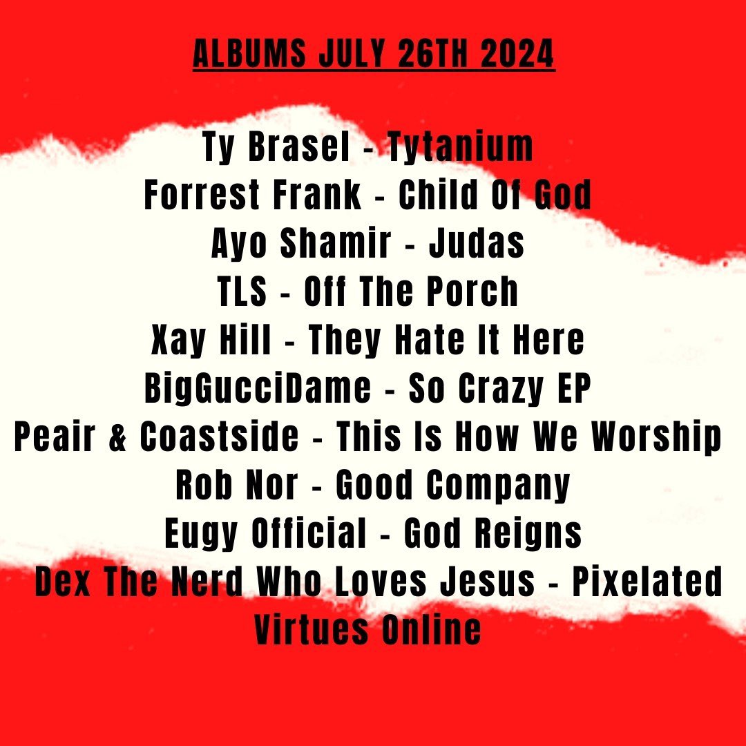#newreleasefriday 

rapzilla.com/2024-07-christ…