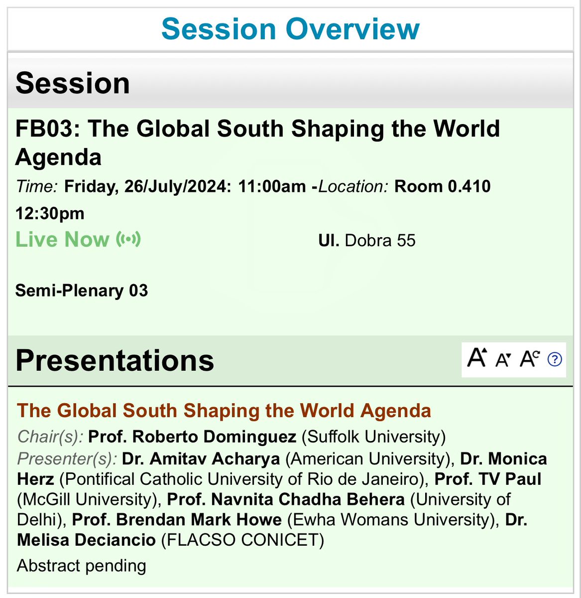 World International Studies Committee tweet media