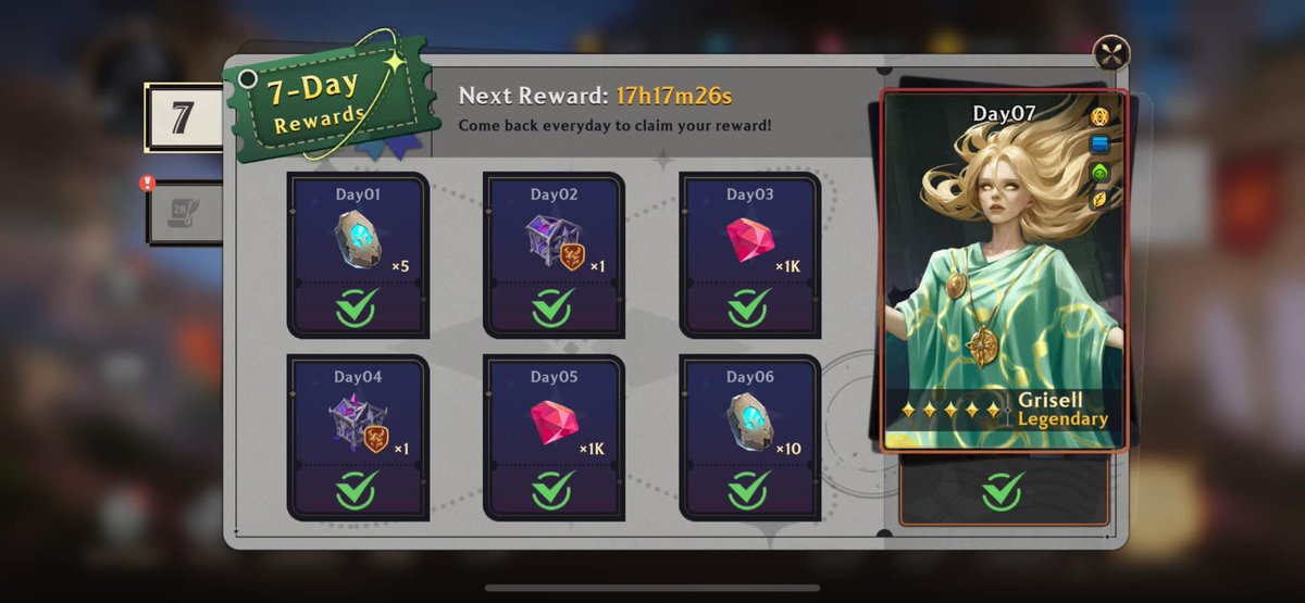 I just completed the YGG GAP S6 Seventh Day Adventurer quest! 
#YGGxGOG #YGGGAPS6
<a href="/YieldGuild/">Yield Guild Games</a>
<a href="/GuildOfGuardian/">GuildOfGuardians</a>