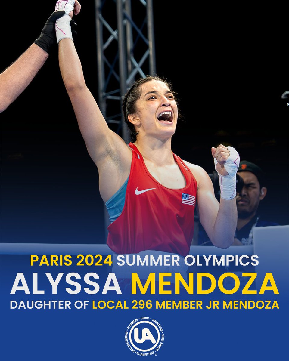 Congrats to our UA Family: Mason Parris, son of Local 392 member Mark Parris, and Alyssa Mendoza, daughter of Local 296 member JR Mendoza, are representing <a href="/TeamUSA/">Team USA</a> at the Paris 2024 Summer #Olympics! We're incredibly proud of their achievements and wish them the best of luck.