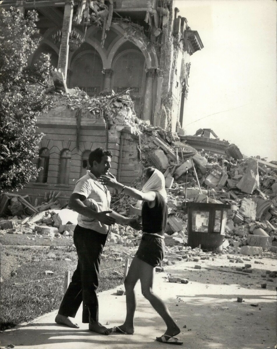 Skopje is not a film, not a thriller where we guess the chief event. It is a concentration of man’s struggle for freedom, with a result which inspires further struggles and no acceptance of defeat.

~ Jean-Paul Sartre, after a devastating earthquake hit Skopje on 26 July 1963