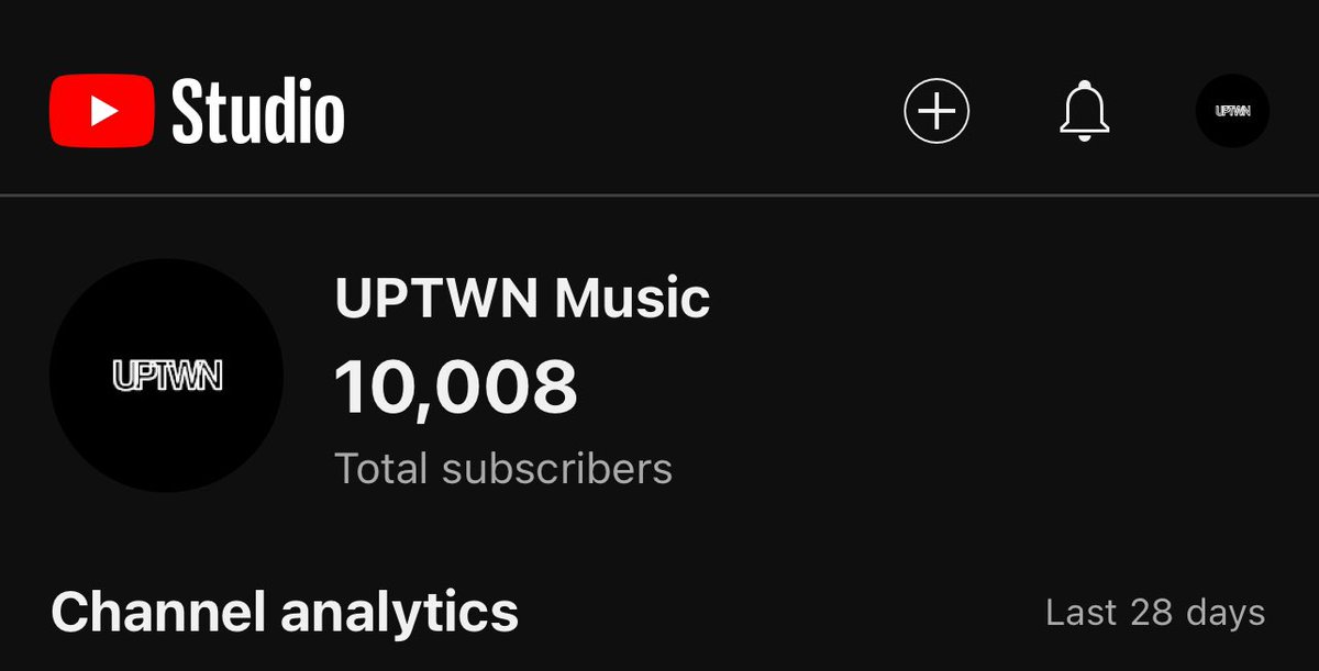 UPTWNintl's tweet photo. Our first 10k subscribers. A good start with a lot more to come.. https://t.co/ghGgEB6aYd
