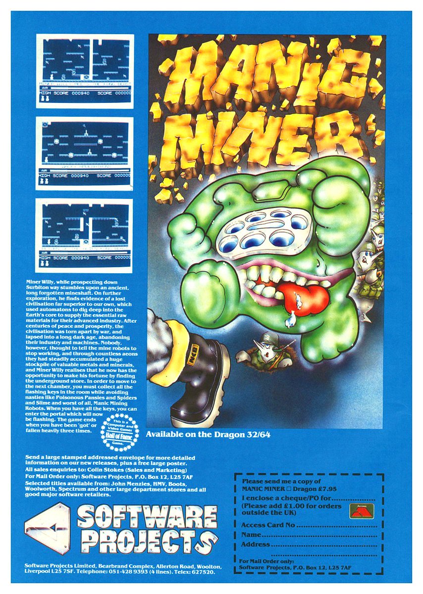 GaryArnott's tweet photo. Anyone else miss the days of filing out forms? 🤔
The n again, the cost of a stamp these days it would be cheaper to get a bus, then a train into town and buy it in person! 😖
#ManicMiner #ZXSpectrum #Retrogaming #Retro #8bitnostalgia #8bit #8bitart #80s #1980s #Nostalgia https://t.co/3qjVRAv1Ed