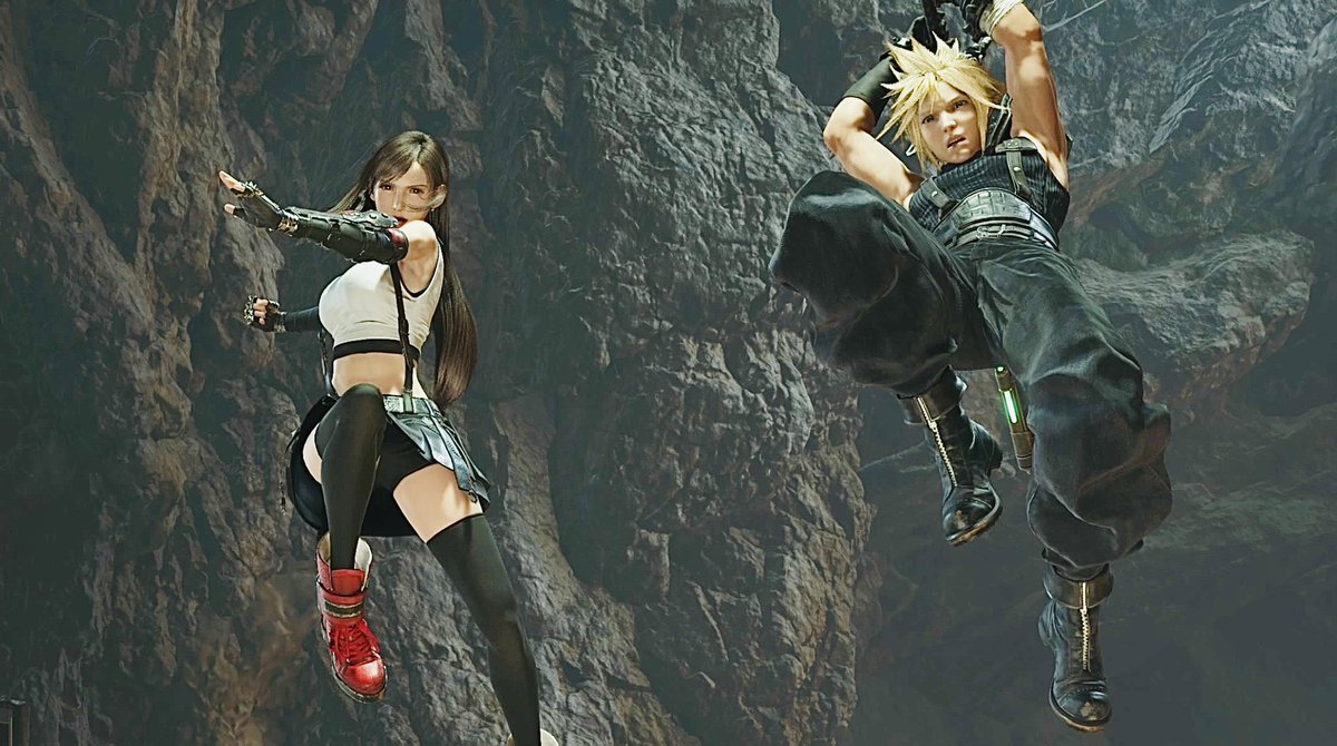 Cloud and Tifa