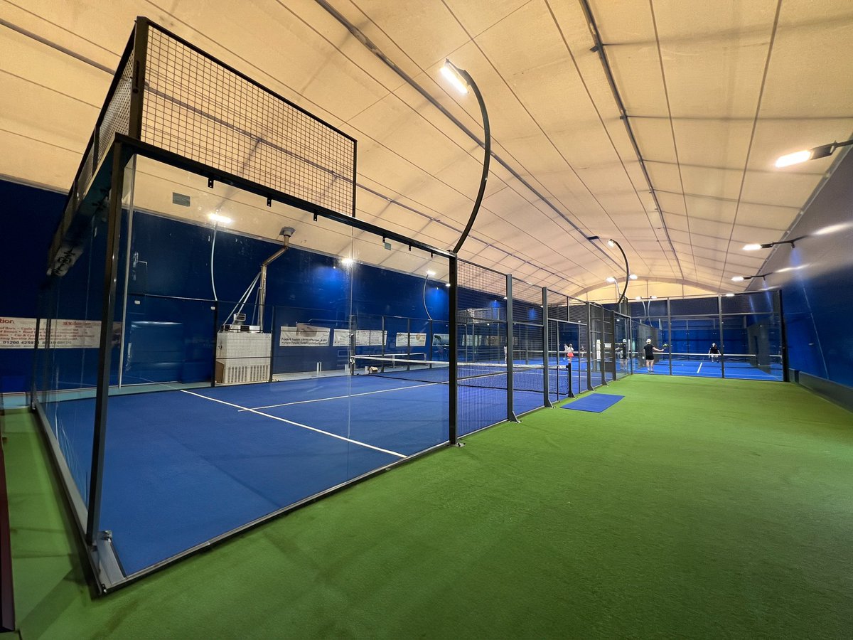 The New Padel Doubles Show court is ready!!! To book visit Ribble Valley Tennis Centre on the Playtomic App. Enjoy!!! 🎾😊👍