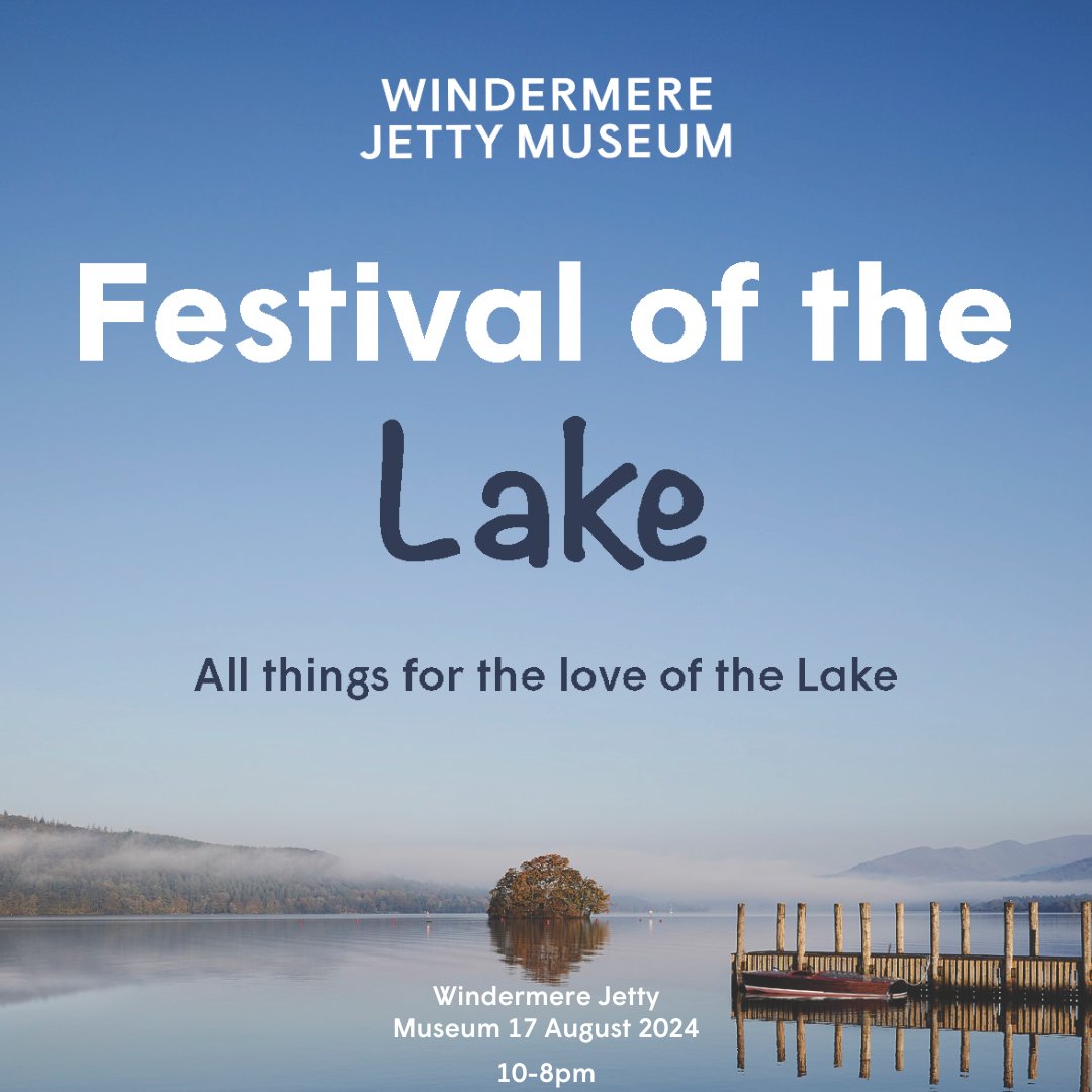 We will be holding the first Festival of the Lake on 17 August! Join us for a fun-filled day suitable for the whole family celebrating the lake and the great outdoors at our first ever Festival of the Lake! #LakeDistrict