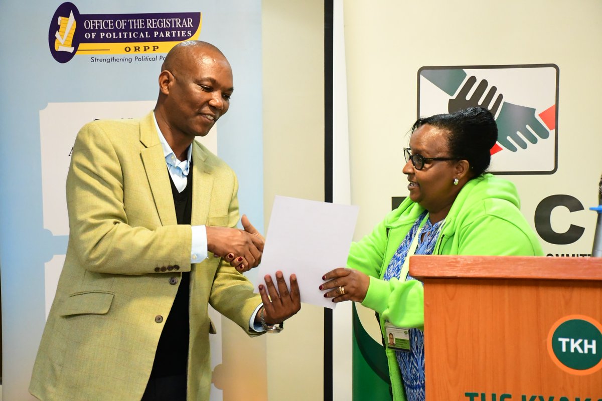 ORPPKenya's tweet photo. Today, three elected representatives of the PPLC elections to the  @IEBCKenya  Commissioners select are; James Evans Misati (Non-Parliamentary cluster), Muli Augustus Kyalo (Minority), and Bore Nicodemus Kipchirchir (Majority). https://t.co/PKNtGhGAP1