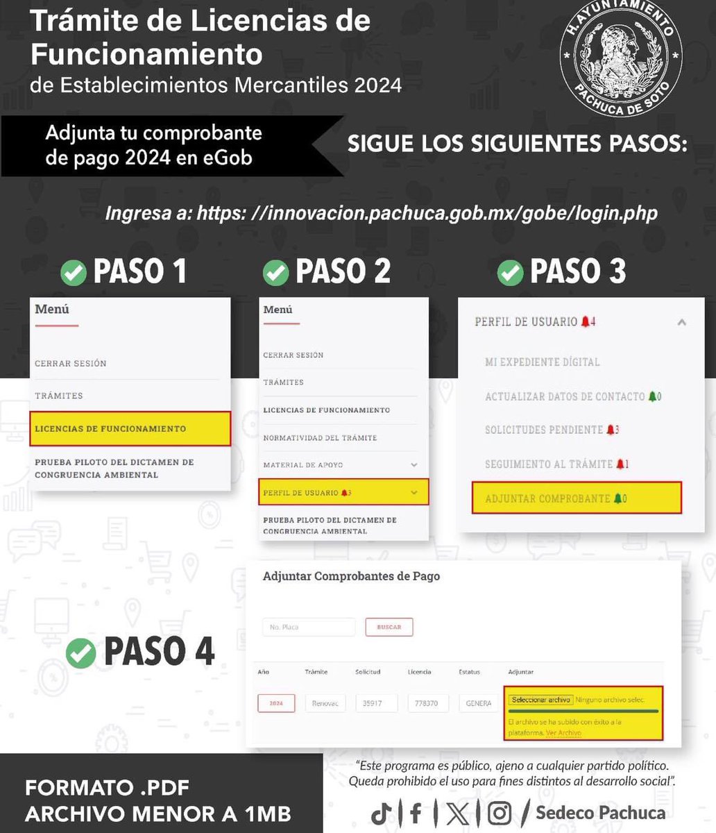 SEDECO Pachuca tweet media