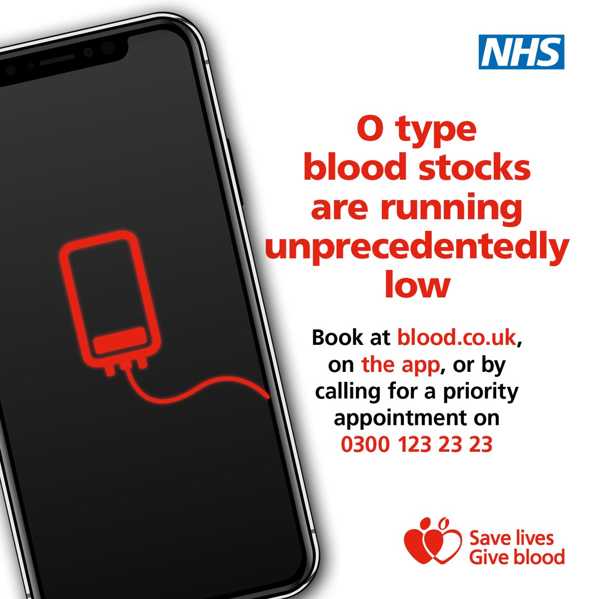 Calling all O negative donors. There is an urgent need of O negative blood. We need you to donate as soon as possible. Book online here ➡️ rebrand.ly/7oshpea #nhsbtcommunitygrants