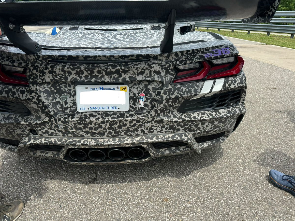 jordan10taylor's tweet photo. Rodney was honored to be along for the ride of the development of the new ZR1. Congrats on the new machine! #RodneySandstorm https://t.co/BDOH1GyLkd
