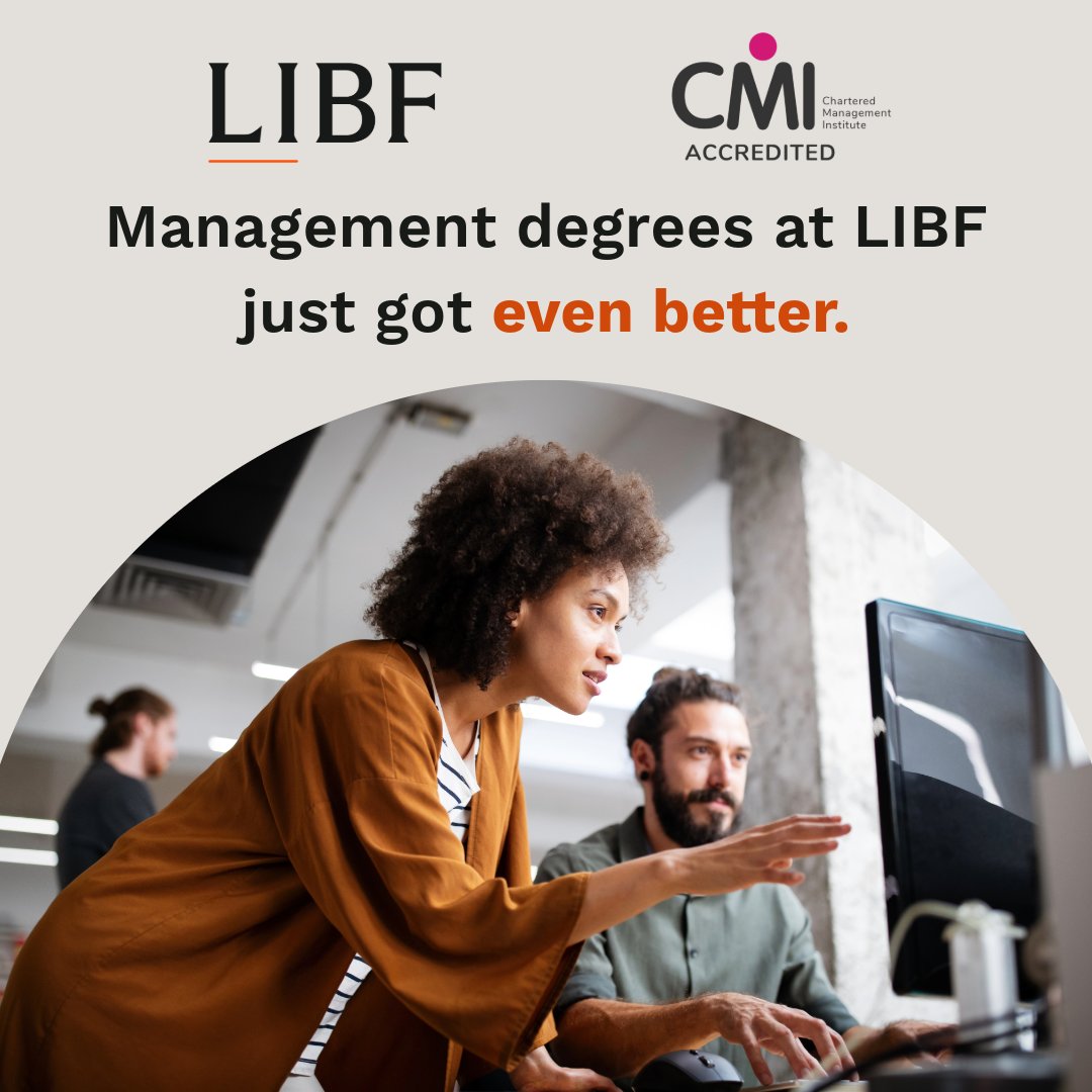 StudyLIBF's tweet image. We are thrilled to share our MBA, BSc Business Management, and BSc International Management degrees have proudly earned the prestigious @cmi_managers accreditation!

Learn what this means for you: bit.ly/4ficTQR

#StudyLIBF #ChooseCMI
