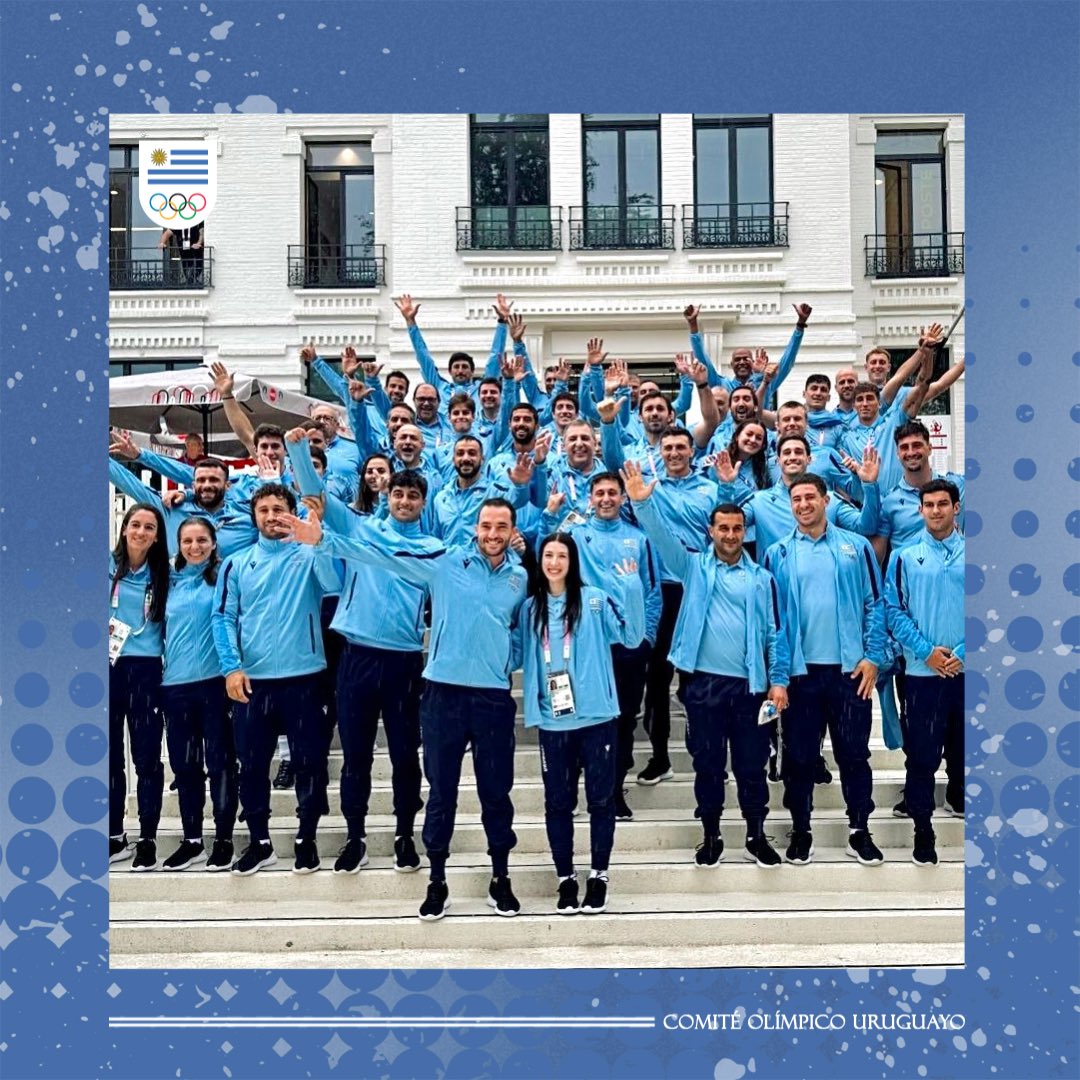 LA FOTO FAMILIAR PREVIA A LA CEREMONIA DE INAUGURACIÓN 

La delegación uruguaya ya está pronta para emprender la caminata hacia el desfile de la ceremonia de apertura de los Juegos Olímpicos de París 2024.

…