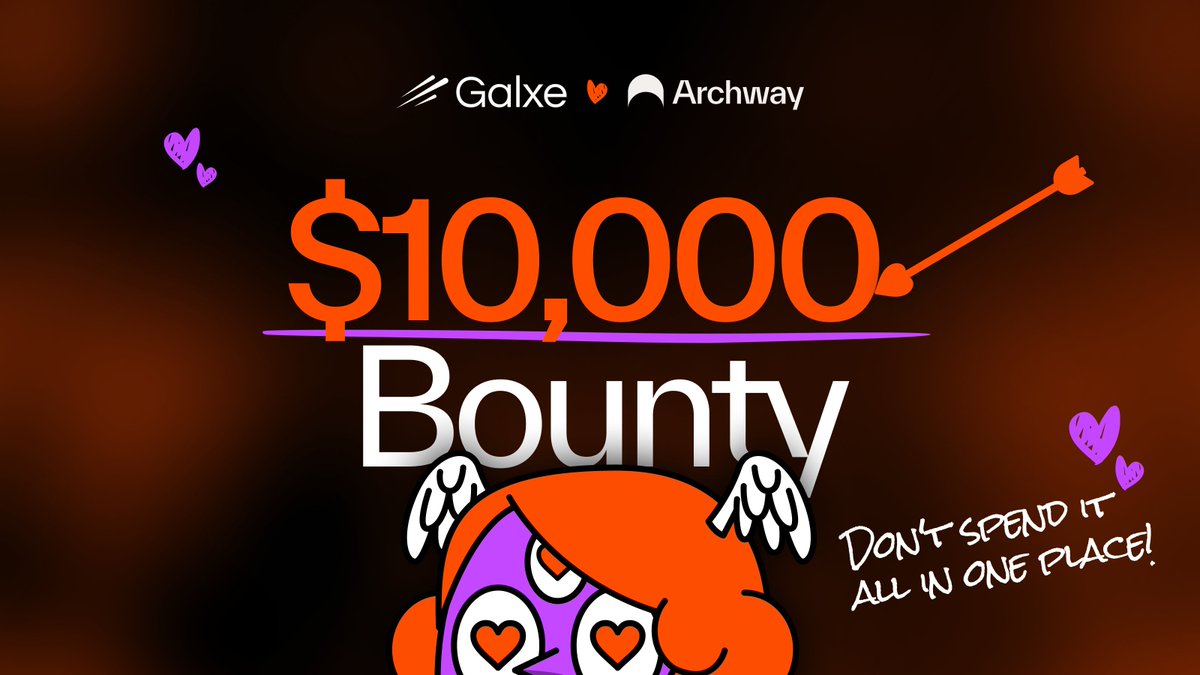 🚨 10000 USDC Raffle Live! 🚨

🧧 The first bounty raffle of Archway's Friends with Benefits campaign is live on <a href="/Galxe/">Galxe</a>!
- 100 Winners
- 100 USDC each

🤔 What are you waiting for? Join the raffle👇
app.galxe.com/quest/Archway/…