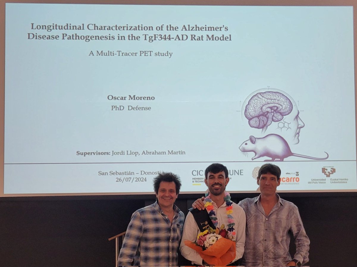 Congratulantions new Dr. Moreno, zorionak Óscar!