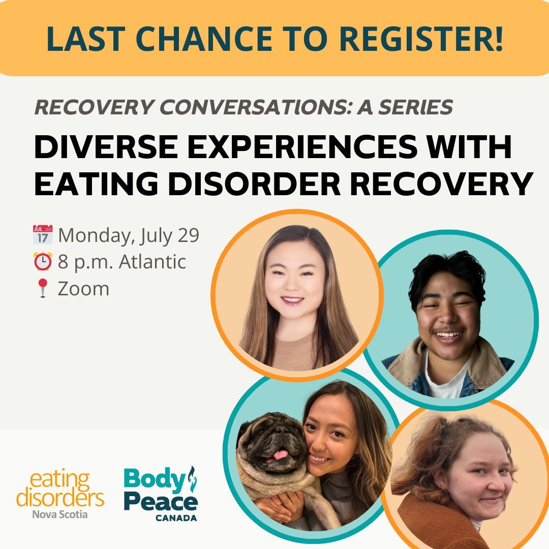 Register now for Monday's panel discussion on how race, gender identity, and sexual orientation can influence eating disorder recovery. Sign up here --&gt; bit.ly/3YaP5bw