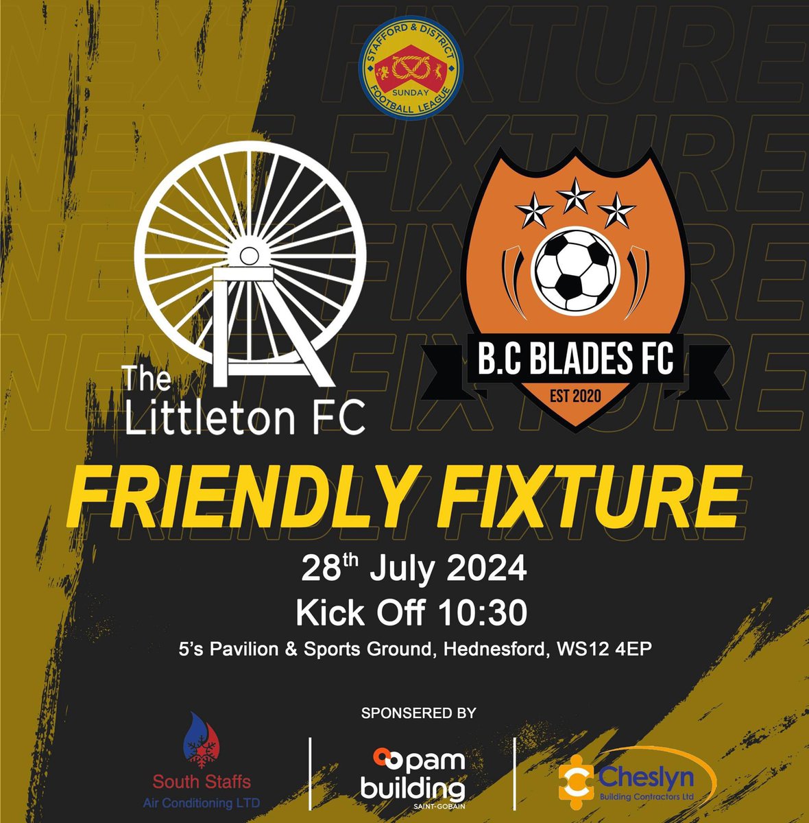 Sundays fixture against <a href="/Coggers_LFC/">Littleton Arms FC</a> be a good test for the lads ⚽️