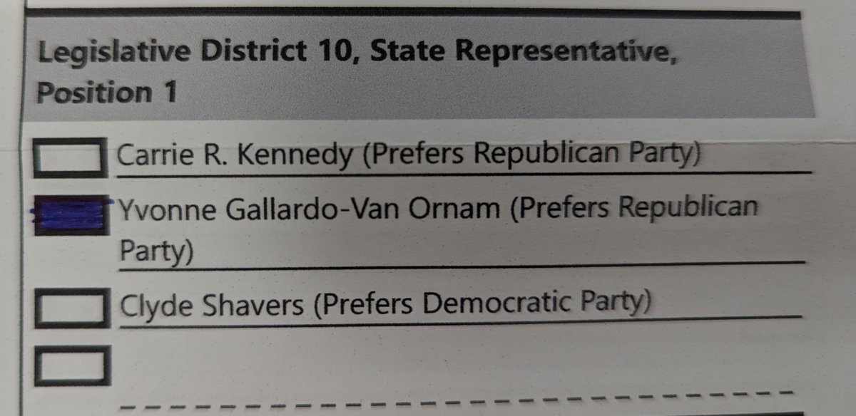 GregGilday's tweet photo. I've had a lot of people reaching out and wondering who I am supporting in the race for my former seat in the State House.  @yvonnemgallardo has my full support and my vote.  I encourage you to join me in voting for this honest, common sense, public servant.  Let's go, Yvonne! https://t.co/V0RMVAGnLe
