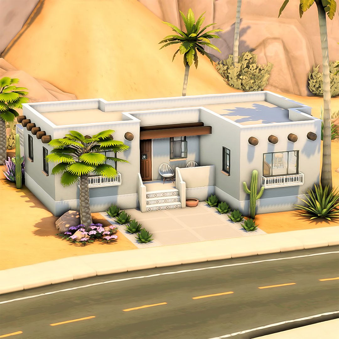 honeymaysims's tweet image. I made an Adobe Budget Home in Oasis Springs for my save file + using the #LoveStruck pack 🌴

Gallery ID: honeymaysims 
🎬 Watch speed build on my Youtube
#thesims #thesims4 #showusyourbuilds @TheSims #eapartner