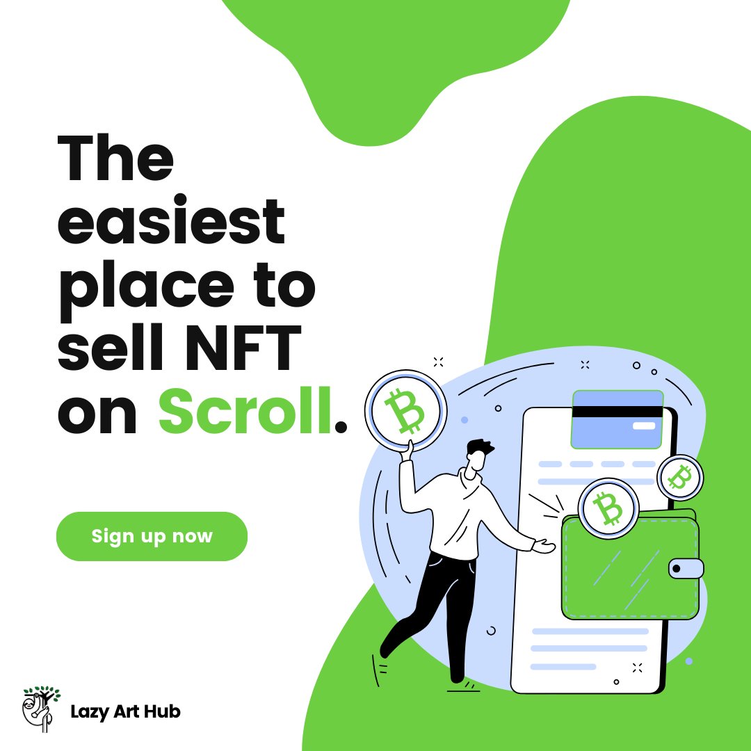 The easiest place to sell NFT on Scroll.

💚

lazyarthub.com

#NFT #Scroll