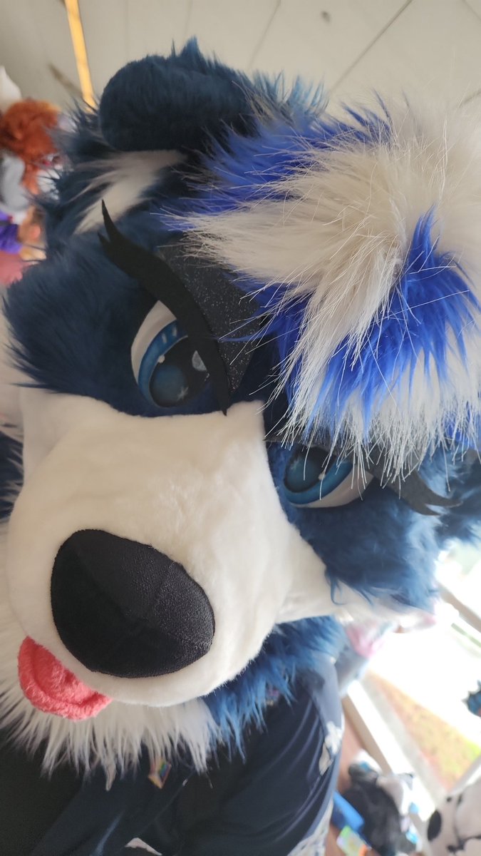 My eyelids will find its' way onto your suit...

#fursuitfriday