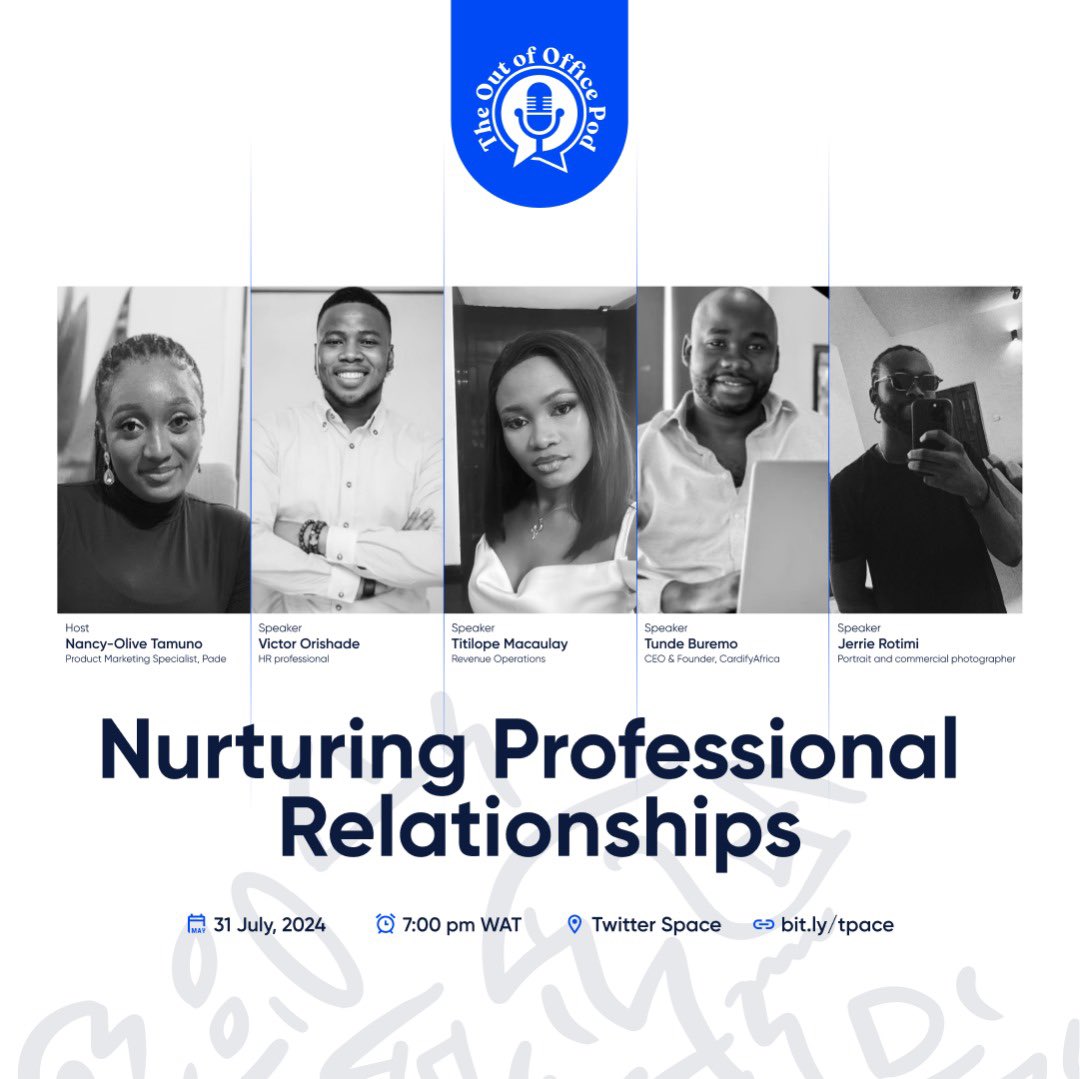 getPaidHR's tweet image. Does networking feel more like a chore than a chance to connect? Do you struggle to keep those work relationships alive?

Let’s talk about it! 💙

On the next #TOOP, we'll uncover the secrets to building relationships from the POV of a salesperson, founder, freelancer, and HR