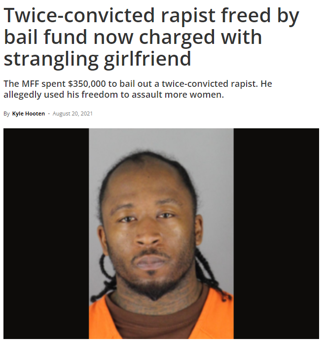 libsoftiktok's tweet photo. This is Christopher Don Boswell, a twice-convicted r*pist.

Kamala Harris raised money so he could be released from prison.

After his release, he was arrested for domestic assault against a woman and aggravated robbery.

h/t @CrimeWatchMpls https://t.co/LWBmZBTf4r