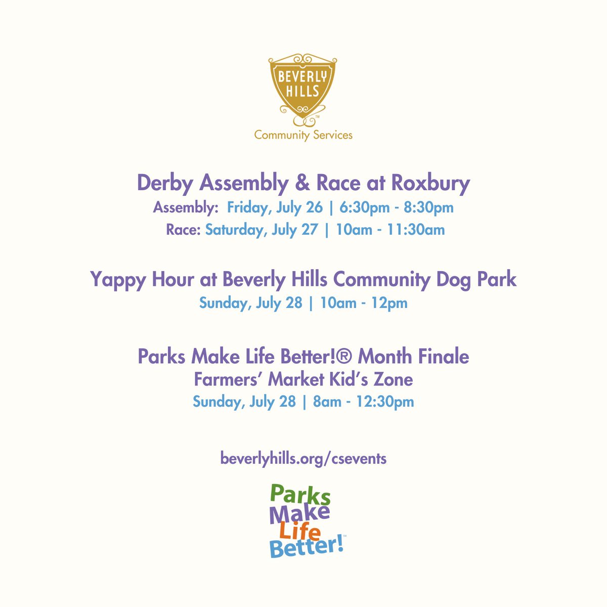 🌳🎉 Join us in celebrating Parks Make Life Better!® Month with exciting activities! Visit beverlyhills.org/csevents for more details. 🌟🌳 #beverlyhills #communityevents #parksmakelifebetter @cityofbevhills @lovebevhills