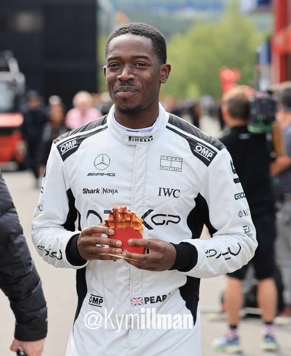 APXgpF1Team's tweet photo. Enjoying some Waffle 🧇 

Photo by: @KymIllman

#F1 #Formula1 #APXGP #ApexGP #f1Movie #F1Film #APXGPF1 #Apex #SpaFrancorchamps #BelgianGP #Belgium #Spa #EauRouge https://t.co/s1dzwxxW7r