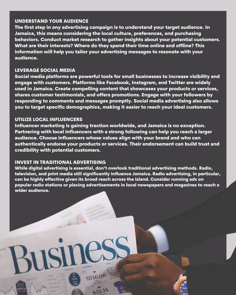 mrmillennialman's tweet photo. Whether you're a local shop owner, a service provider, or an entrepreneur, reaching your target audience and standing out from the competition requires strategic planning and innovative approaches. https://t.co/vd1qB0FmjH