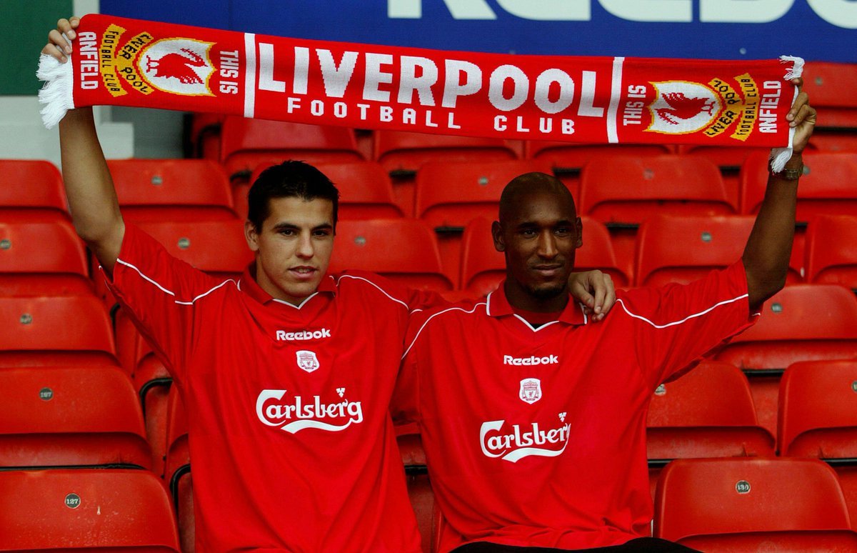 estoesanfield_'s tweet photo. [📚🔴] HISTORIA #LIVERPOOL 

🔙 🗓️ 𝗧𝗮𝗹 𝗱𝗶́𝗮 𝗰𝗼𝗺𝗼 𝗵𝗼𝘆 2️⃣0️⃣0⃣1️⃣

🤝 - Llegaba al conjunto RED Milan Baroš procedente del @fcbanikostrava por £3.2m.

📇 2001-2005 
🗂️ 108 partidos
⚽ 27 goles

🏆League Cup 2003; Champions League 2005

#OnceRedAlwaysRed #YNWA https://t.co/HlZ0uqgV8v
