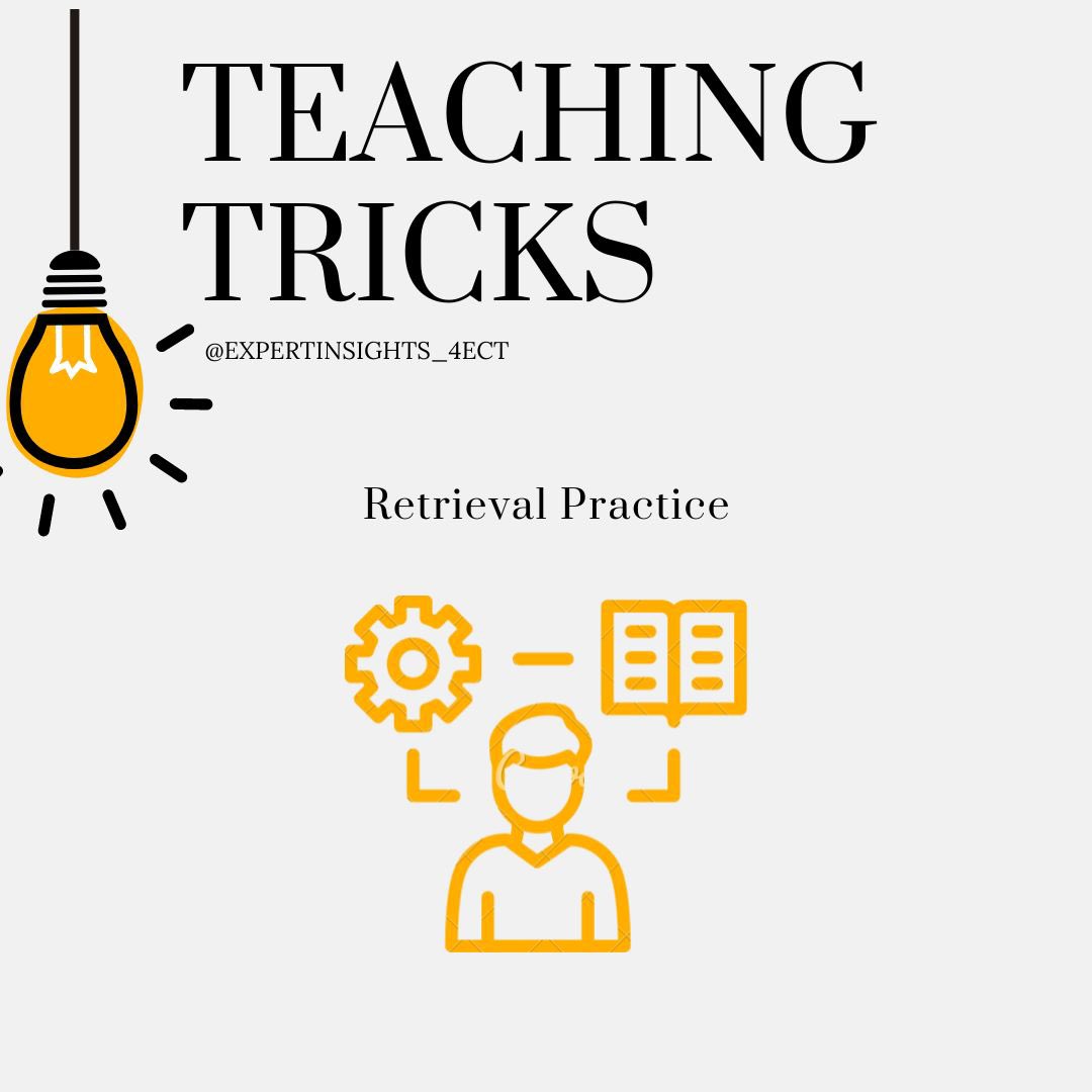 GaryMurray93's tweet photo. Retrieval practice is not limited to quizzes or exams, but can include any exercise where students attempt to retrieve what they have learned from their memory. 
Explaining to students that the goal of the activity is learning and not assessment can increase student buy in. https://t.co/78p4fCn97w